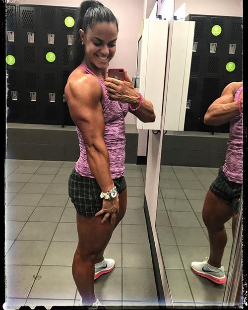 Marie Bouchalova taking a selfie