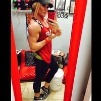 Amanda Michelle Folstad Ptak taking a selfie