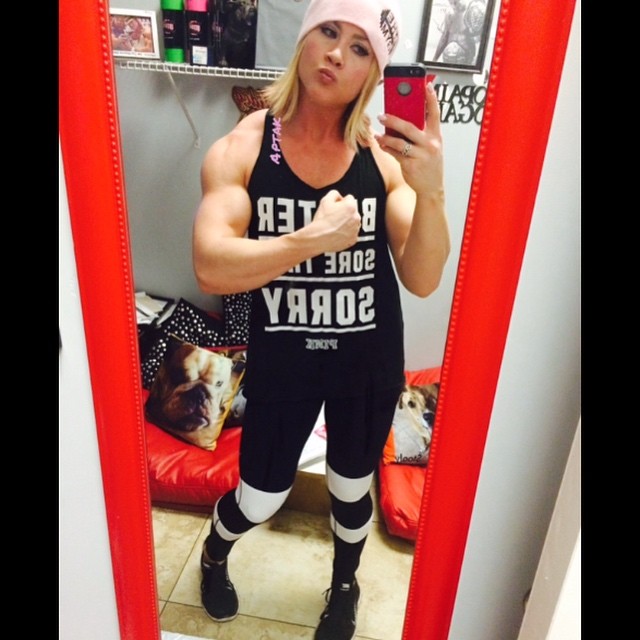 Amanda Michelle Folstad Ptak taking a selfie