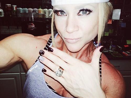 Amanda Michelle Folstad Ptak taking a selfie