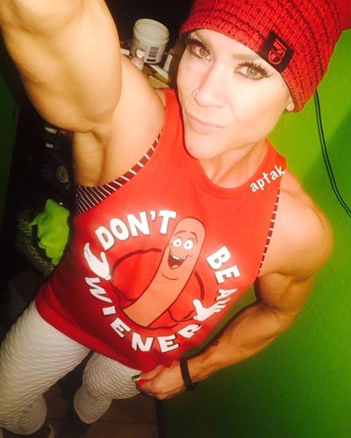 Amanda Michelle Folstad Ptak taking a selfie