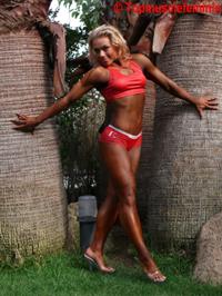 Minna Pajulahti in a bikini