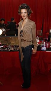 Alessandra Ambrosio backstage Victoria's Secret Fashion Show 2010 