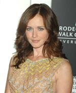 Alexis Bledel Rodeo Srive Walk of Style Award honoring Iman and Missoni on October 23, 2011 