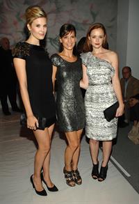Alexis Bledel Monique Lhuillier Spring 2011 fashion show on September 13, 2010
