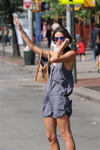 Alessandra Ambrosio AT&T store in New York City on July 16, 2010 