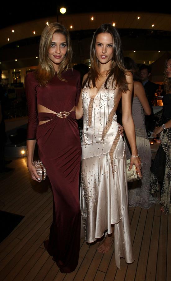 Alessandra Ambrosio attends the private dinner on Cavalli Yacht on May 18, 2011 