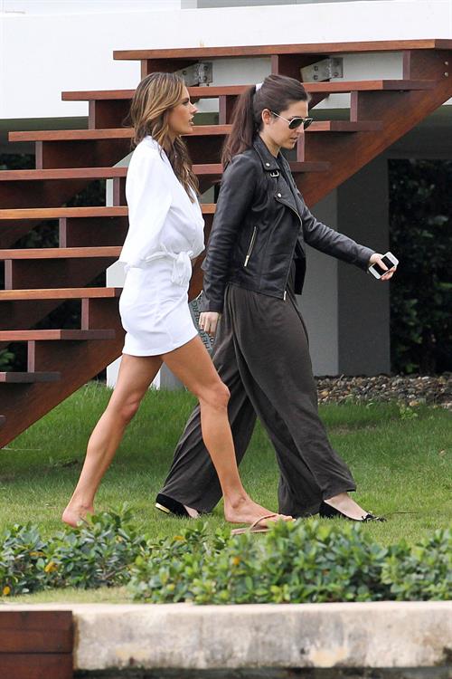 Alessandra Ambrosio Bikini Pictures Alessandra Ambrosio Victoria's Secret bikini photoshoot candids, Miami, Jan 30, 2014