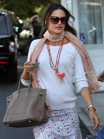 Alessandra Ambrosio at Country Mart in Brentwood on February 1, 2012 