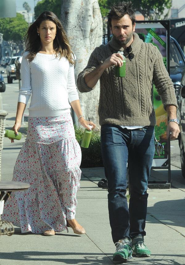 Alessandra Ambrosio at Country Mart in Brentwood on February 1, 2012 