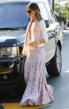 Alessandra Ambrosio at Country Mart in Brentwood on February 1, 2012 
