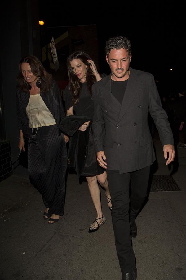 Liv Tyler arrives at Shoreditch House in London August 15, 2014