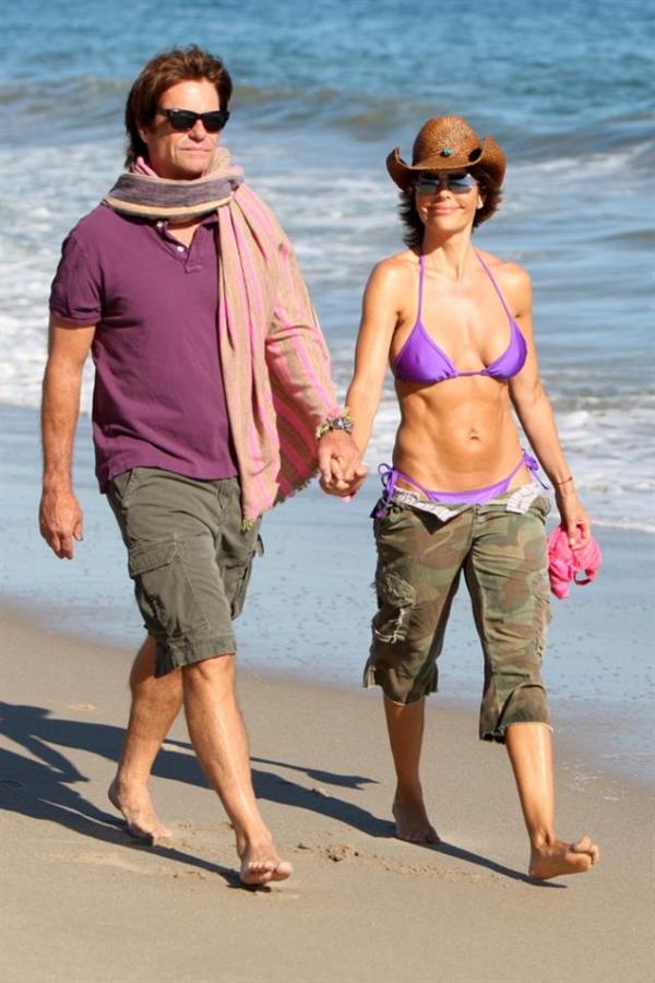 Lisa Rinna in a bikini