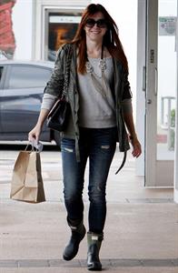 Alyson Hannigan Shopping in Brentwood (November 21, 2013) 