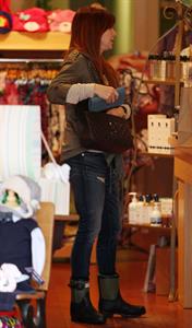 Alyson Hannigan Shopping in Brentwood (November 21, 2013) 