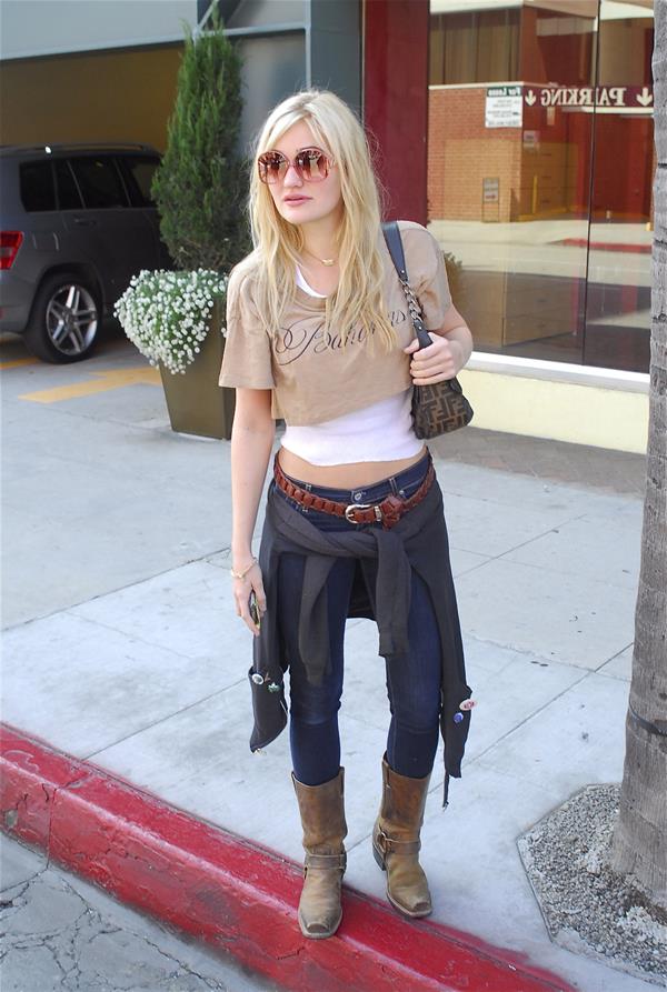 Amanda Michalka in Beverly Hills on February 2, 2012