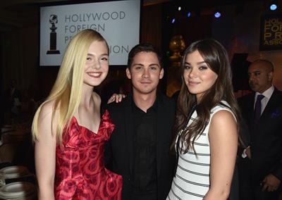 Elle Fanning at Hollywood Foreign Press Associations Grants Banquet on August 14, 2014