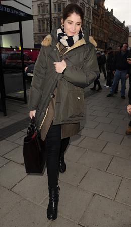 Gemma Arterton - Arrives at the ITV Studios in Waterloo, London (06.02.2013) 