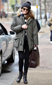 Gemma Arterton - Arrives at the ITV Studios in Waterloo, London (06.02.2013) 