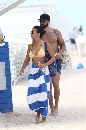 Emmanuelle Chriqui Bikini candids in Miami, 29 Aug 2013 