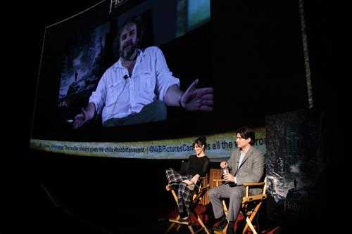 Evangeline Lilly 'The Hobbit: The Desolation of Smaug' Worlwide Fan Event in Los Angeles on Nov. 4, 2013 