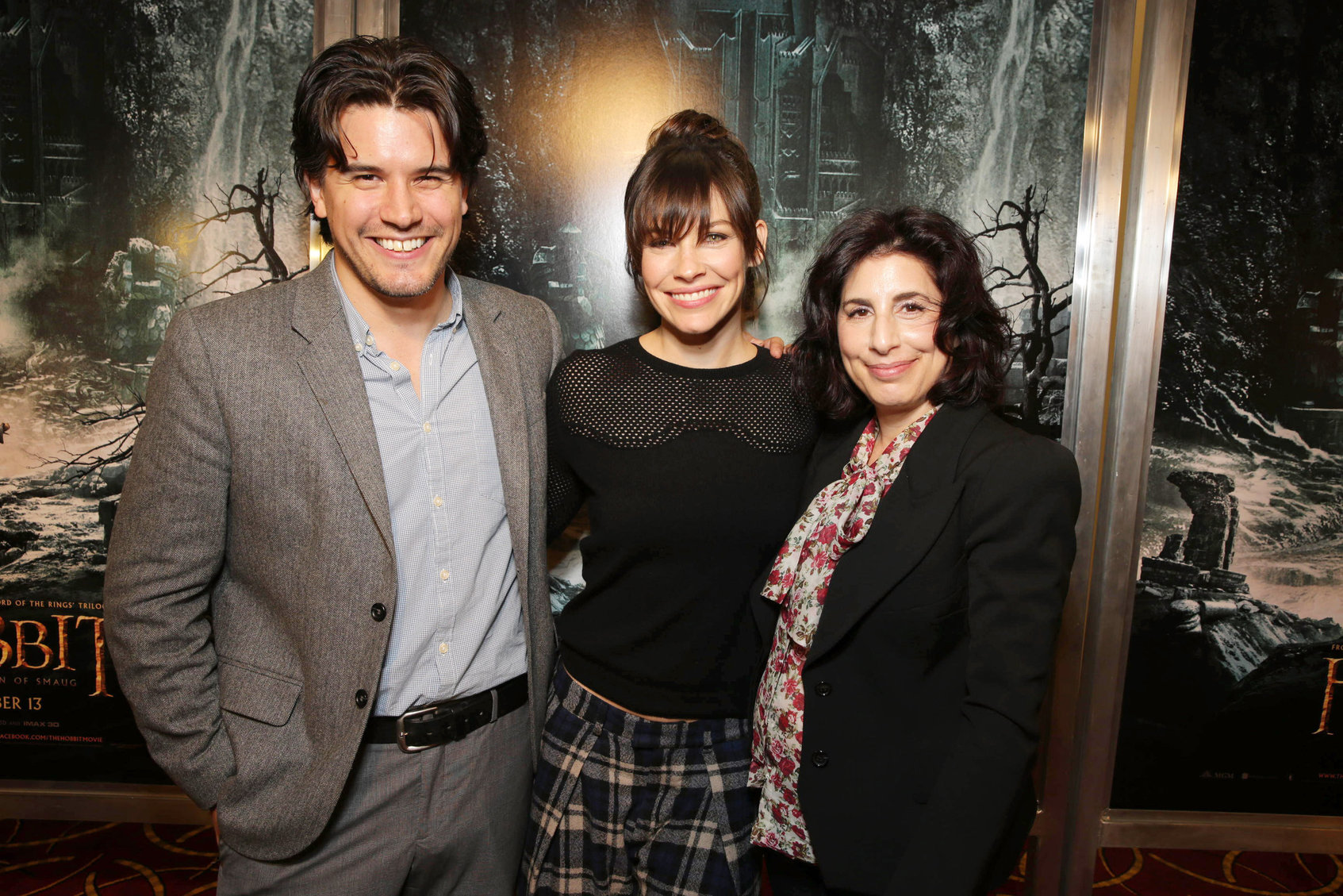 Evangeline Lilly 'The Hobbit: The Desolation of Smaug' Worlwide Fan Event in Los Angeles on Nov. 4, 2013 