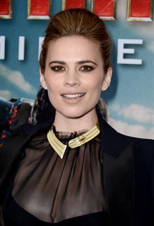 Hayley Atwell attending the  Iron Man 3  - Los Angeles Premiere, April 24, 2013