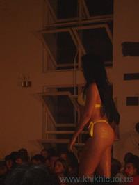 Desiré Falcão in a bikini