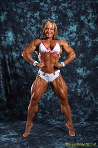 Lisa Aukland in a bikini