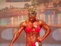 Lisa Aukland in a bikini