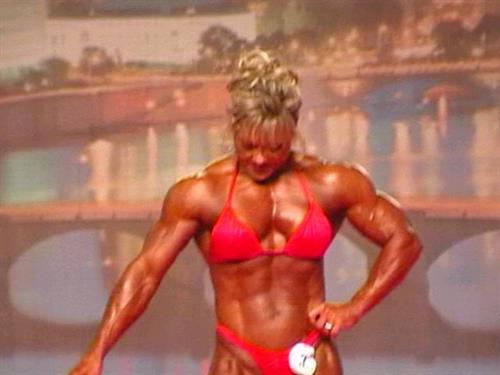 Lisa Aukland in a bikini