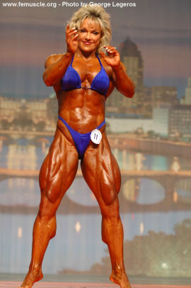 Lisa Aukland in a bikini