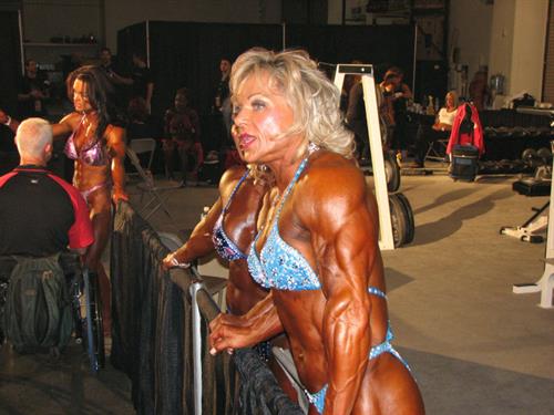 Lisa Aukland in a bikini