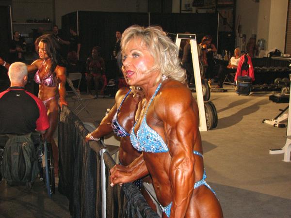 Lisa Aukland in a bikini