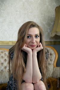 Teen with super long hair Areana Fox masturbating with dildo