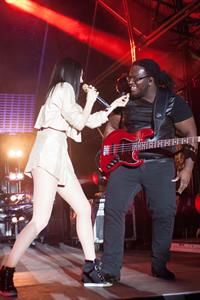 Jessie J performing at Sandown Park Racecourse in Esher, Surrey, England August 7, 2014
