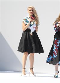 Debby Ryan attending the Teen Vogues 3rd Annual Back-to-School Saturday Kickoff Event on August 8, 2014
