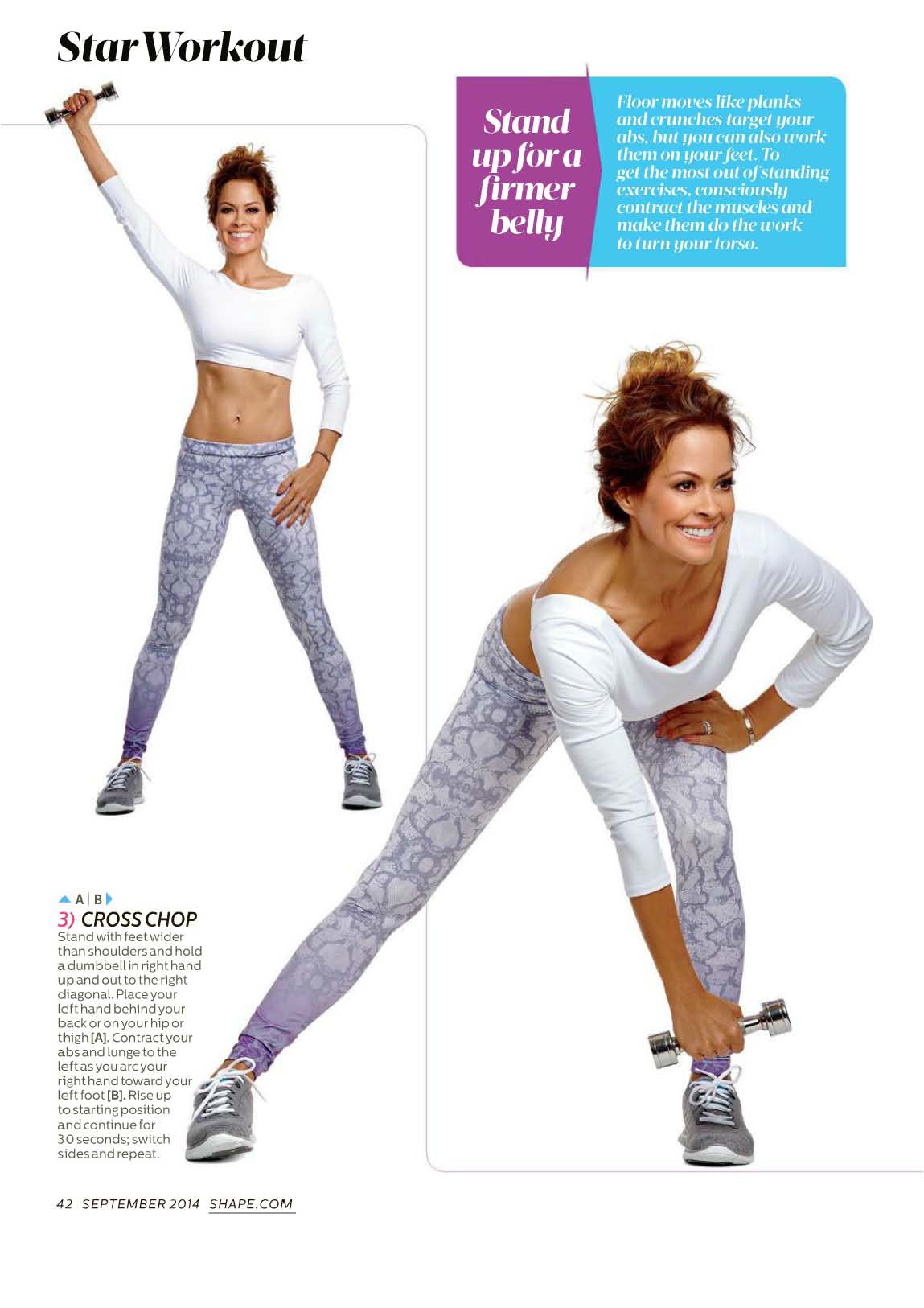 Brooke Burke-Charvet Shape Magazine September 2014