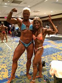 Jayne Stark in a bikini