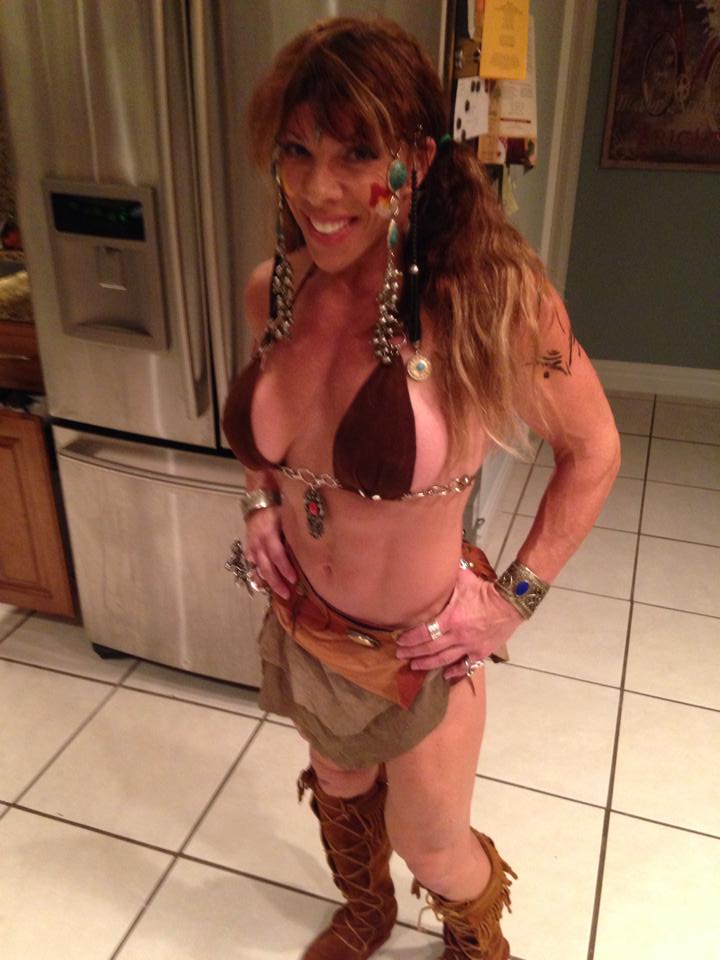 Sondra Faas in a bikini