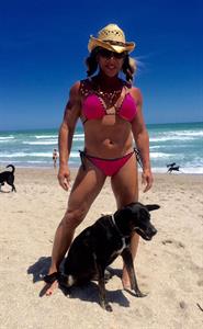 Sondra Faas in a bikini