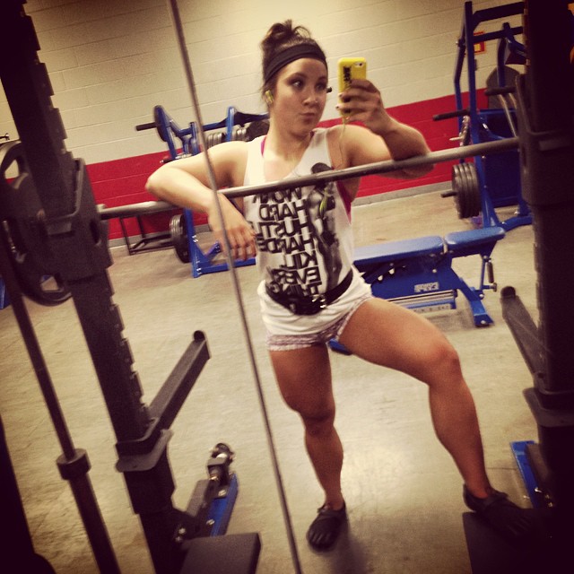 Chloe Sannito taking a selfie