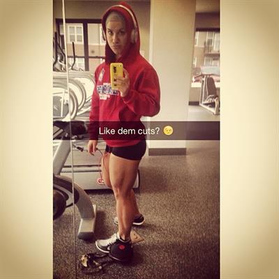 Chloe Sannito taking a selfie