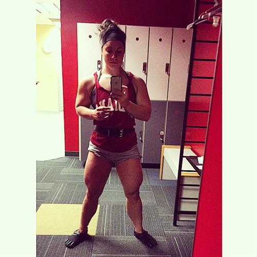 Chloe Sannito taking a selfie