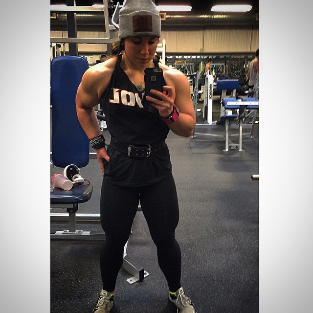 Chloe Sannito taking a selfie