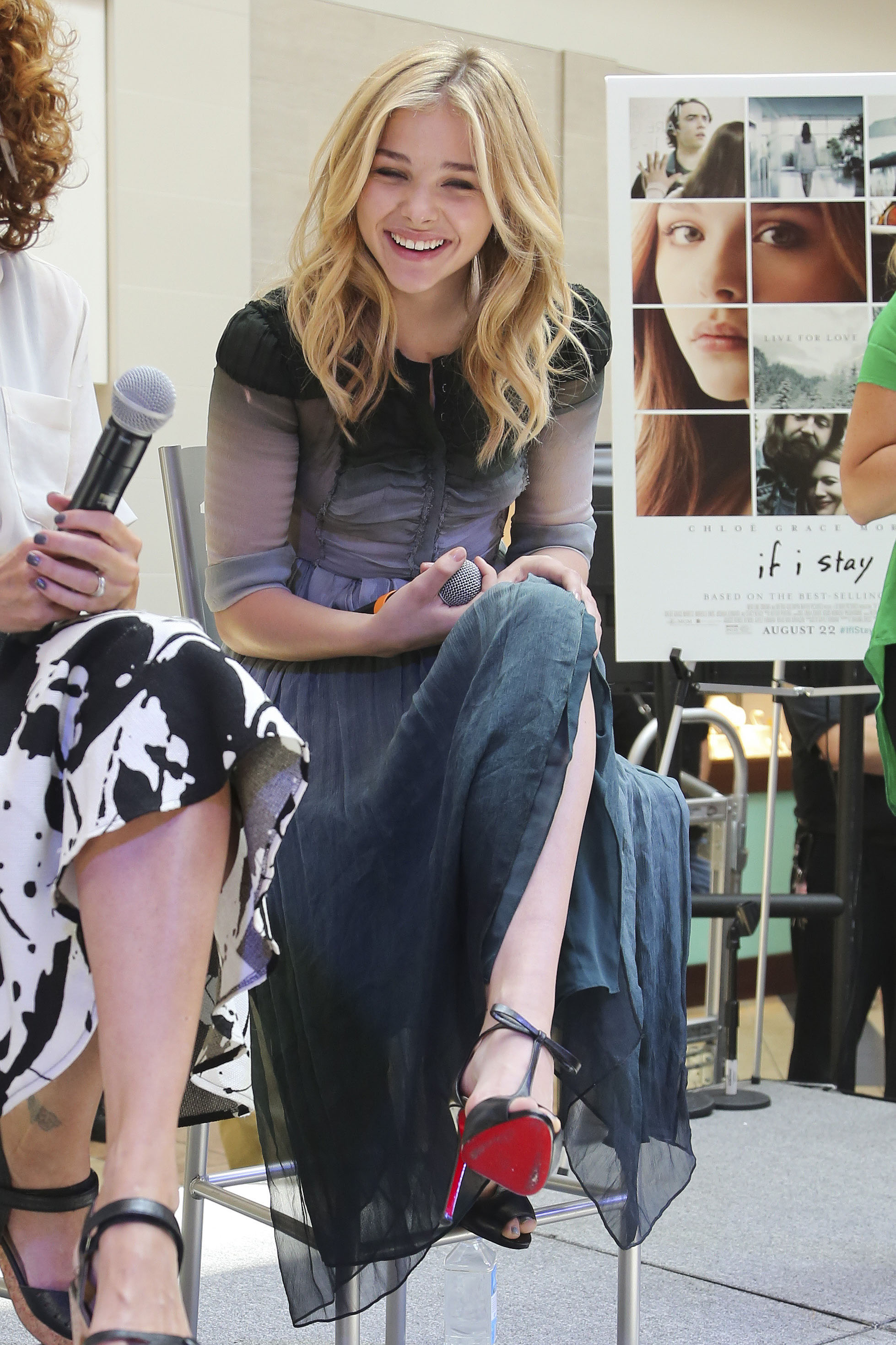 Chloƫ Grace Moretz Pictures Chloe Grace Moretz attends a QA session Promoting If I Stay in Seattle