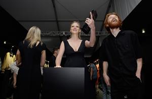 Lara Stone Infinite Loop Hosted By Calvin Klein, May 24, 2012 in Seoul, South Korea