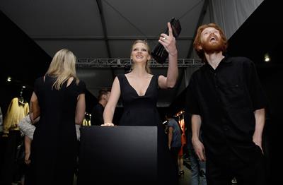Lara Stone Infinite Loop Hosted By Calvin Klein, May 24, 2012 in Seoul, South Korea