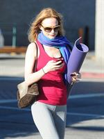 Heather Graham at yoga class in LA 7/31/13 