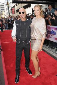 Heidi Klum at America's Got Talent Season 8 Meets The Judges Red Carpet Event in New York on April 9, 2013